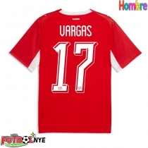 Camiseta Suiza Ruben Vargas #17 Primera Equipación Mundial 2026 manga corta